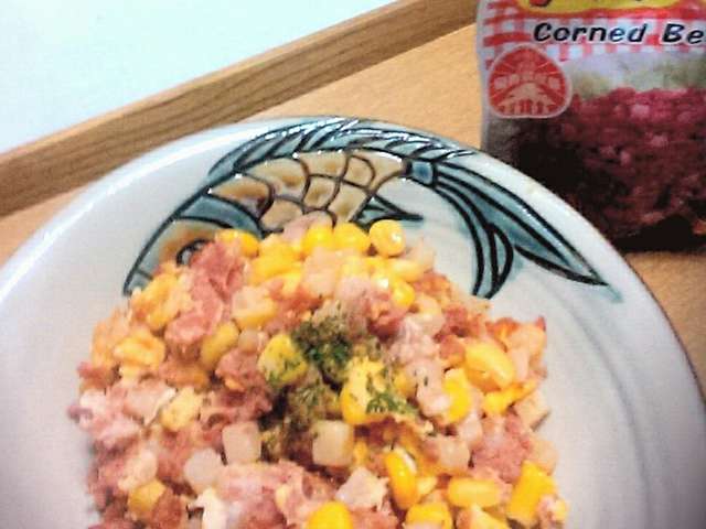 コンビーフハッシュの簡単レシピ♪